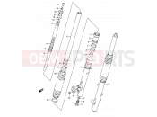 SUZUKI DR350 N (1992) (E03) 37 - FRONT DAMPER (MODEL L/M/N/P)