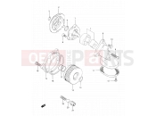 SUZUKI DR350 N (1992) (E03,E28,E33) 12 - OIL PUMP