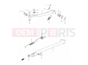 SUZUKI DR350 N (1992) (E03,E28,E33) 25 - STAND - REAR BRAKE