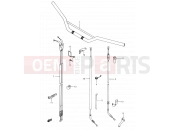 SUZUKI DR350 N (1992) (E03,E28,E33) 36 - HANDLEBAR