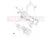 SUZUKI DR350 N (1992) (E03,E28,E33) 46A - REAR CALIPER (MODEL N/P)
