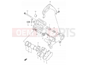 SUZUKI DR350 P (1993) (E01) 47A - REAR CALIPER (MODEL N/P)