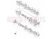SUZUKI DR350 P (1993) (E03) 15 - TRANSMISSION (%E.NO.106032)