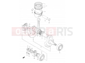 SUZUKI DR350 P (1993) (E03,E28,E33) 5 - CRANKSHAFT