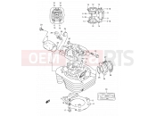 SUZUKI DR350 R (1994) (E01) 1 - CYLINDER HEAD