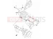 SUZUKI DR350 R (1994) (E01) 47B - REAR CALIPER (MODEL R/S/T)