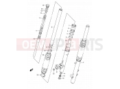 SUZUKI DR350 R (1994) (E03) 37A - FRONT DAMPER (MODEL R/S/T)