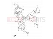 SUZUKI DR350 R (1994) (E03) 43 - REAR SHOCK ABSORBER