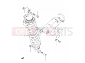 SUZUKI DR350 R (1994) (E03,E28,E33) 42 - REAR SHOCK ABSORBER