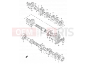 SUZUKI DR350 S (1995) (E01) 15 - TRANSMISSION (%E.NO.106032)