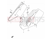 SUZUKI DR350 T (1996) (E01) 30B - FRAME COVER (MODEL T)
