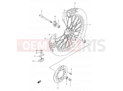 SUZUKI DR350 T (1996) (E01) 40 - FRONT WHEEL