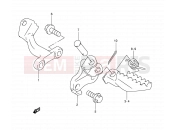 SUZUKI DR350 T (1996) (E03) 26 - FOOTREST