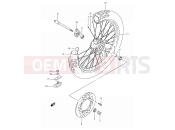 SUZUKI DR350 T (1996) (E03) 39 - FRONT WHEEL