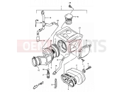 SUZUKI DR350 W (1998) (E01,E24) 10 - AIR CLEANER