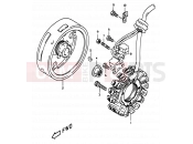 SUZUKI DR350 W (1998) (E01,E24) 19A - MAGNETO (MODEL W/X, E24)