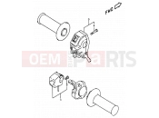 SUZUKI DR350 W (1998) (E01,E24) 27 - HANDLE SWITCH (MODEL W/X, E24)