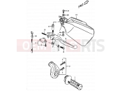 SUZUKI DR350 W (1998) (E01,E24) 38A - RIGHT HANDLE LEVER (E24)