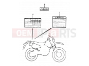 SUZUKI DR350 W (1998) (E01,E24) 41 - LABEL