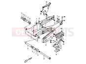 SUZUKI DR350 W (1998) (E01,E24) 48 - REAR SWINGING ARM