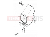 SUZUKI DR350 W (1998) (E01,E24) 35A - HEADLAMP COVER (E24)