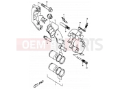SUZUKI DR350 W (1998) (E01,E24) 46 - FRONT CALIPER