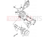 SUZUKI DR350 W (1998) (E01,E24) 52 - REAR CALIPER