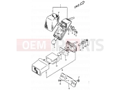 SUZUKI DR350 X (1999) (E01,E24) 25A - TAIL LAMP (MODEL W/X, E24)