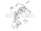 SUZUKI DR350 X (1999) (E01,E24) 40A - REAR FENDER (E24)