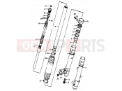 SUZUKI DR350 X (1999) (E01,E24) 43 - FRONT DAMPER