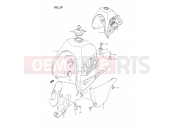 SUZUKI DR350S L (1990) (E02) 29 - FUEL TANK (MODEL L/M)