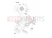 SUZUKI DR350S M (1991) (E02) 29D - FUEL TANK (MODEL N/P E24)