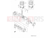 SUZUKI DR350S M (1991) (E03,E28,E33) 5 - CRANKSHAFT