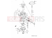 SUZUKI DR350S M (1991) (E03,E28,E33) 9 - CARBURETOR (MODEL L/M)