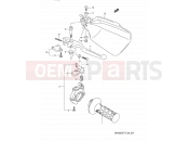 SUZUKI DR350S M (1991) (E03,E28,E33) 37 - RIGHT HANDLE LEVER (MODEL L/M)