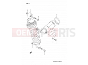 SUZUKI DR350S M (1991) (E03,E28,E33) 47 - REAR SHOCK ABSORBER