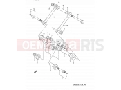 SUZUKI DR350S N (1992) (E03,E28,E33) 48 - REAR CUSHION LEVER