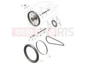 Rear Wheel - Triumph TF450-E 2025