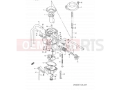 SUZUKI DR350S P (1993) (E03,E28,E33) 9A - CARBURETOR (MODEL N/P)