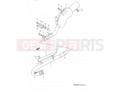 SUZUKI DR350S P (1993) (E03,E28,E33) 11 - MUFFLER