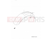SUZUKI DR350S P (1993) (E03,E28,E33) 35 - FRONT FENDER