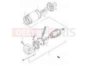 SUZUKI DR350SE R (1994) (E02) 20 - STARTING MOTOR (MODEL R/S)