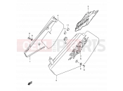 SUZUKI DR350SE R (1994) (E02) 36 - FRAME COVER (MODEL R/S)