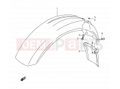 SUZUKI DR350SE R (1994) (E02) 38 - FRONT FENDER
