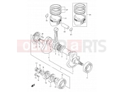 SUZUKI DR350SE S (1995) (E02) 5 - CRANKSHAFT