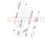 SUZUKI DR350SE S (1995) (E02) 45 - FRONT DAMPER (MODEL R/S/T)