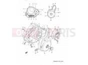 SUZUKI DR350SE S (1995) (E03,E28,E33) 4A - CRANKCASE COVER (MODEL R/S/T)