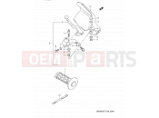 SUZUKI DR350SE S (1995) (E03,E28,E33) 38A - LEFT HANDLE LEVER (MODEL R/S/T)