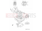 SUZUKI DR350SE T (1996) (E03,E28,E33) 1 - CYLINDER HEAD