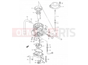 SUZUKI DR350SE T (1996) (E22) 10A - CARBURETOR (MODEL T/V/W/X)